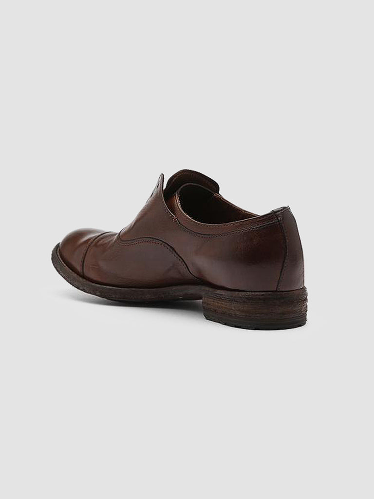 LEXIKON 017 Cigar - Brown Leather Oxford Shoes Women Officine Creative - 3