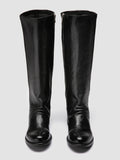 LIS 005 - Black Leather Zipped Boots Women Officine Creative -2