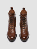 LIS 006 - Brown Leather Zipped Boots Women Officine Creative -2