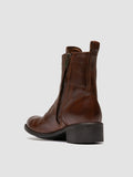 LIS 006 - Brown Leather Zipped Boots Women Officine Creative -4