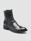 LISON 034 Boutelle/Supernero - Green Leather Ankle Boots Women Officine Creative - 3