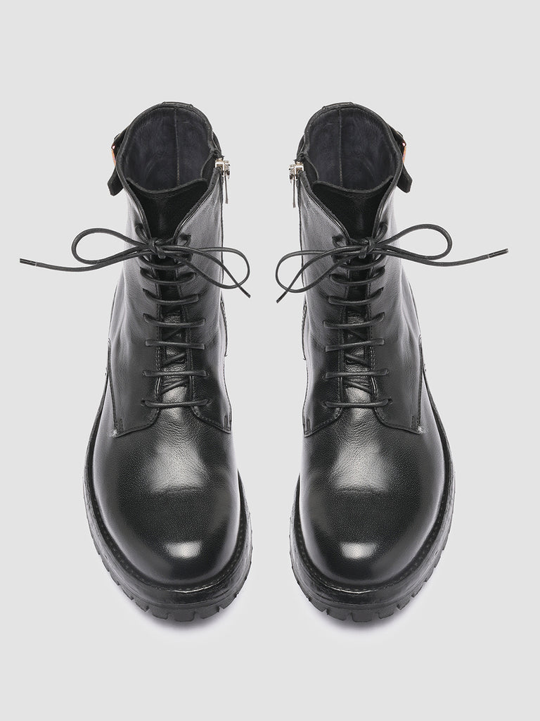 LORAINE 001 Nero - Black Leather Ankle Boots Women Officine Creative - 2