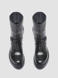 LORAINE 003 Nero - Black Leather Ankle Boots Women Officine Creative - 2