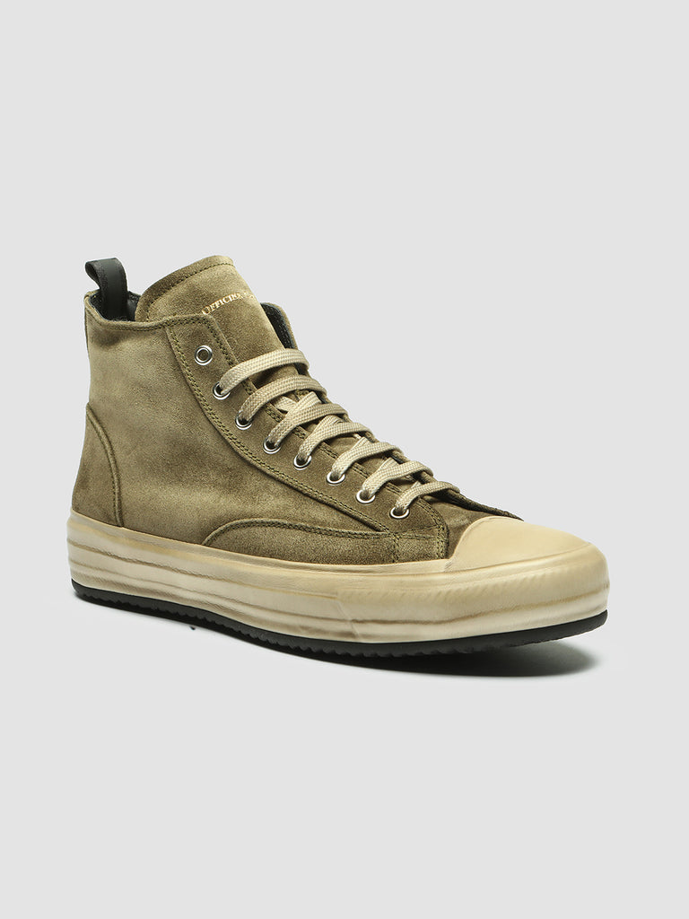 MES 011 Taupe - Taupe Suede High-Top Sneakers Men Officine Creative - 3