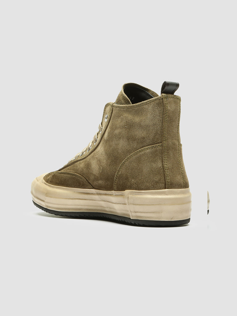 MES 011 Taupe - Taupe Suede High-Top Sneakers Men Officine Creative - 4