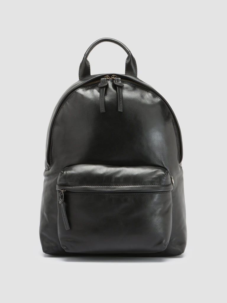 MINI PACK  Nero - Black Nappa Leather Backpack Officine Creative - 1
