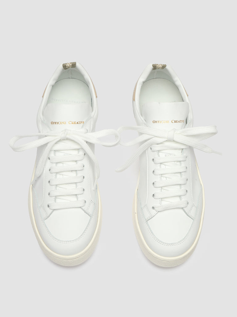 MOWER 109 Bianco/Argentina - White Leather Sneakers