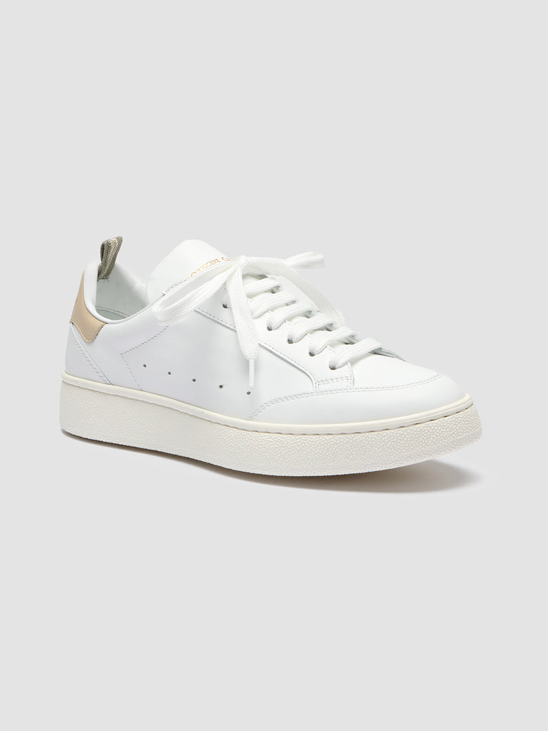 MOWER 109 Bianco/Argentina - White Leather Sneakers Women Officine Creative - 3