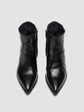 NOELIE DD 102 - Black Leather Zipped Boots Women Officine Creative -2