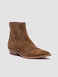 NOELIE DD 102 - Brown Suede Zipped Boots Women Officine Creative -3