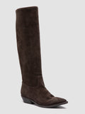 NOELIE DD 104 - Brown Suede Pull On Boots Women Officine Creative -3