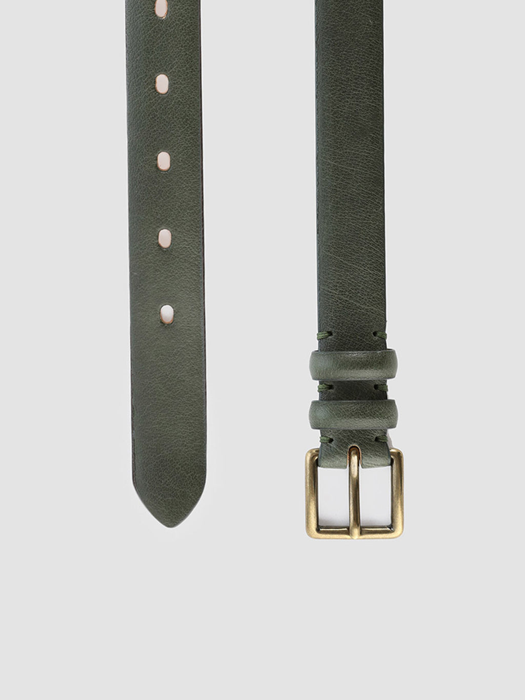 OC STRIP 09 Dephts - Green Leather Belt Officine Creative - 2