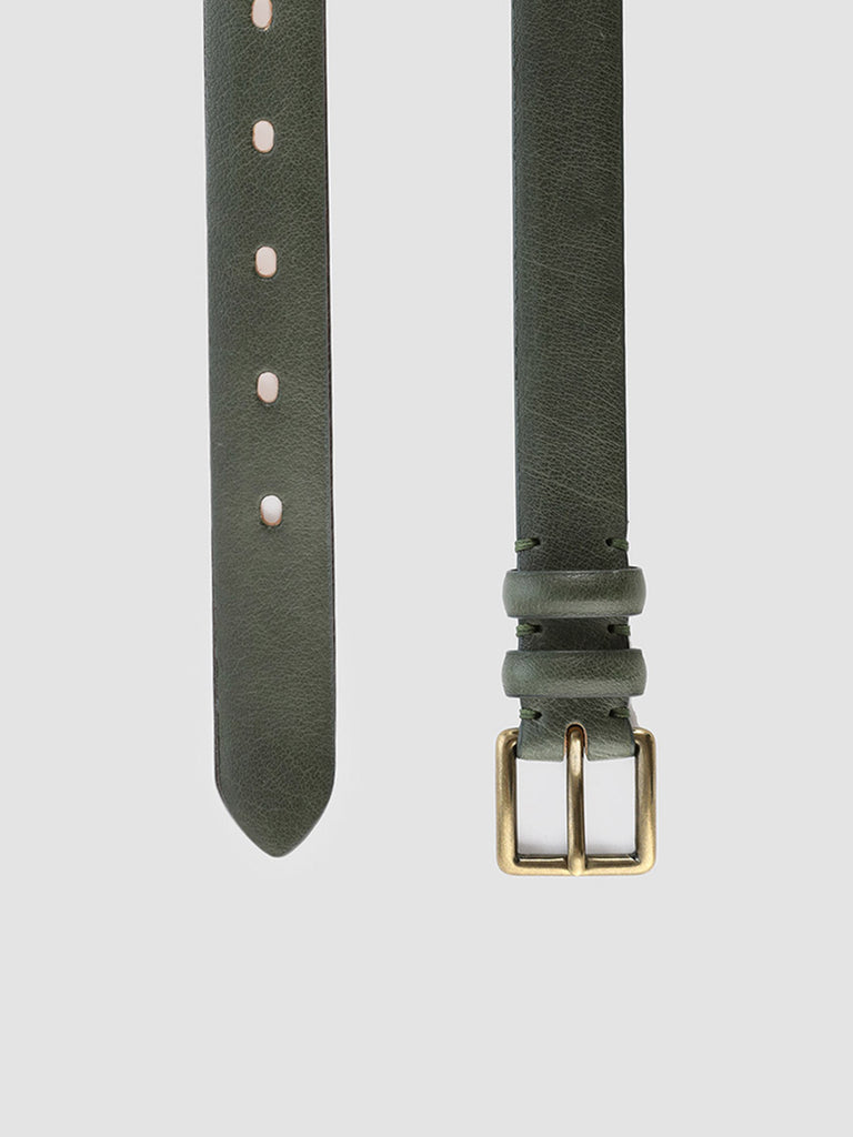 OC STRIP 09 Dephts - Green Leather Belt