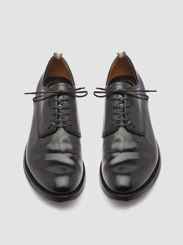 ANATOMIA 012 Nero - Black Leather Derby Shoes Men Officine Creative - 2