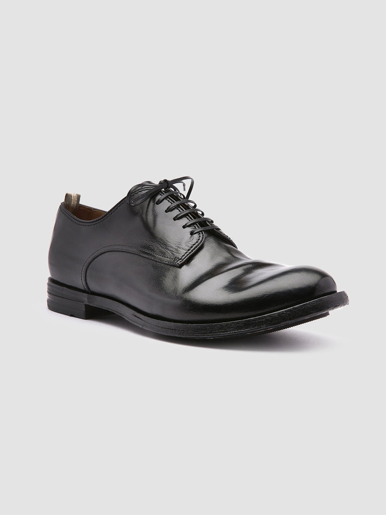 ANATOMIA 012 Nero - Black Leather Derby Shoes Men Officine Creative - 3