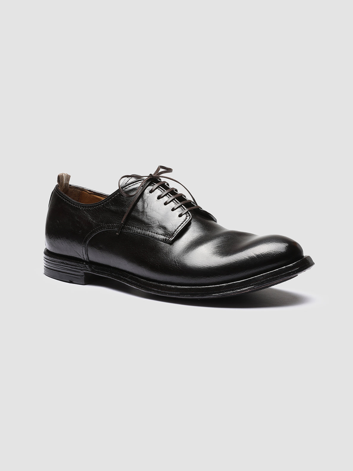 Anatomia Dark Brown Leather Men Derby Shoes Officine Creative Anatomia Dark Brown Leather Men Derby Shoes Officine Creative