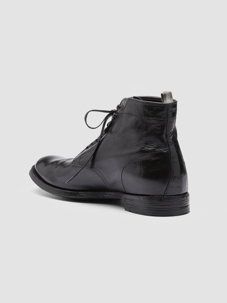 ANATOMIA 013 Nero - Black Leather Ankle Boots Men Officine Creative - 4