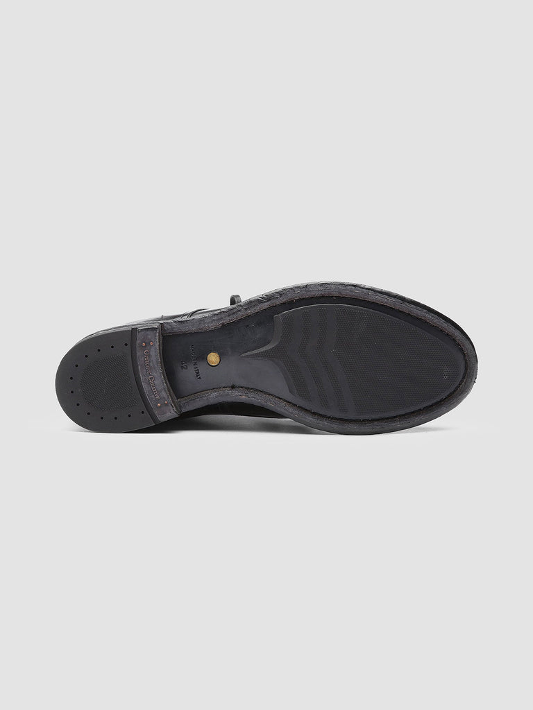 ANATOMIA 013 Nero - Black Leather Ankle Boots Men Officine Creative - 5