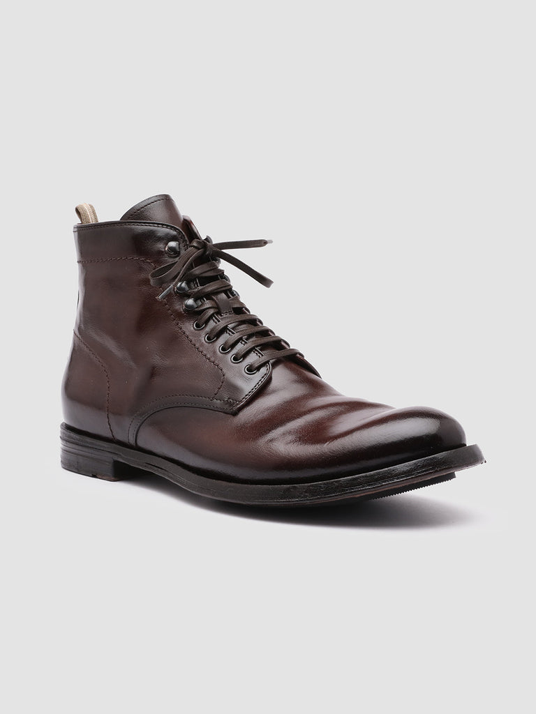 ANATOMIA 013 T.Moro - Brown Leather Boots Men Officine Creative - 3