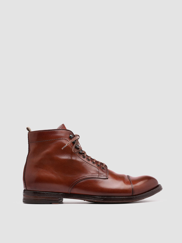 ANATOMIA 016 Cuoio - Tan Leather Ankle Boots Men Officine Creative - 1