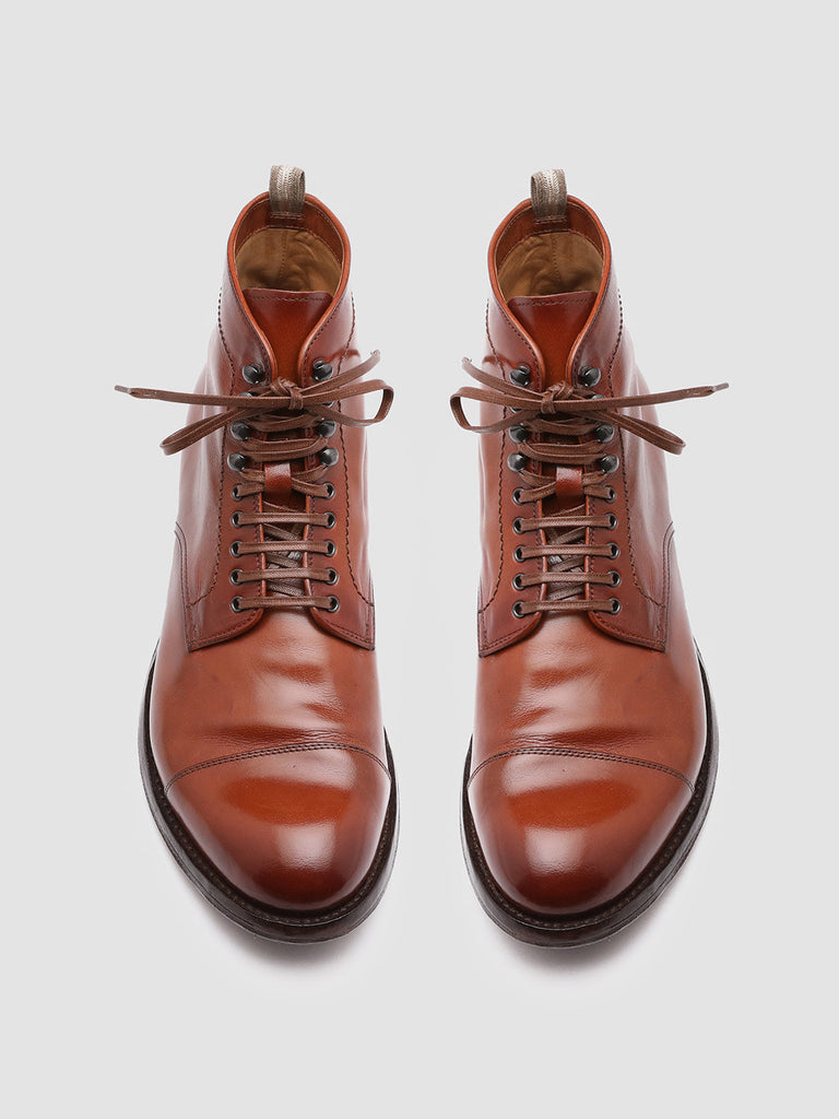 ANATOMIA 016 Cuoio - Tan Leather Ankle Boots