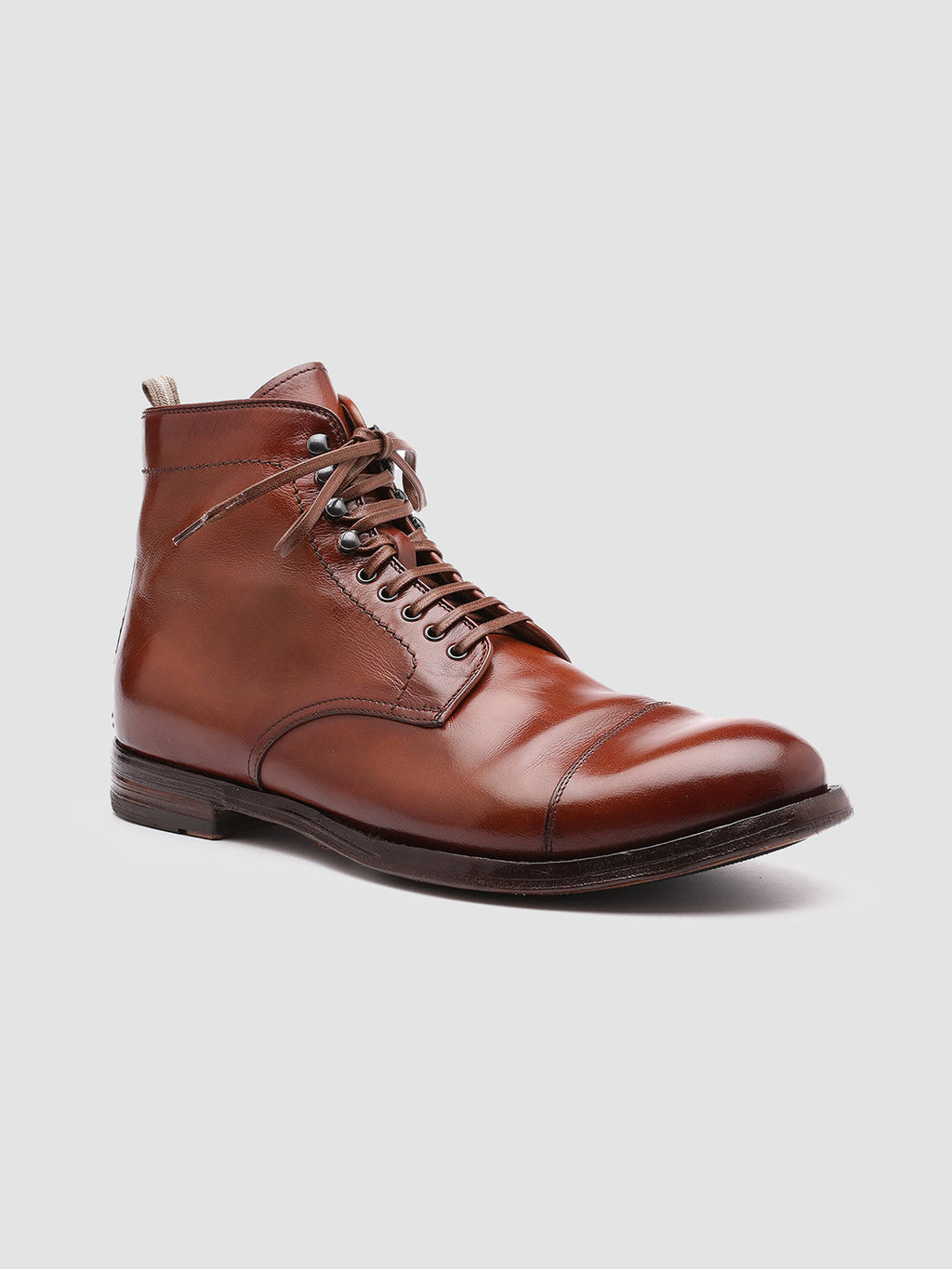 ANATOMIA 016 Cuoio - Tan Leather Ankle Boots Men Officine Creative - 3