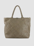 OC CLASS 35 Woven Dephts - Green Leather Tote Bag Officine Creative - 1