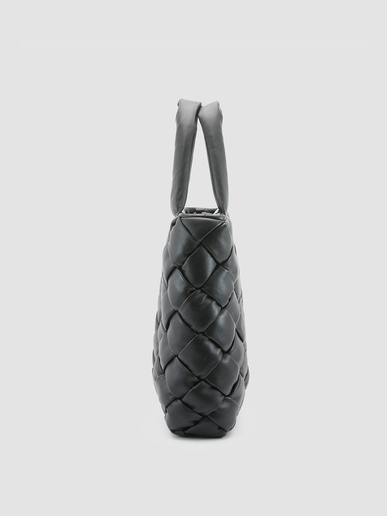 OC CLASS 48 Massive Nero - Black Leather Handbag Officine Creative - 4