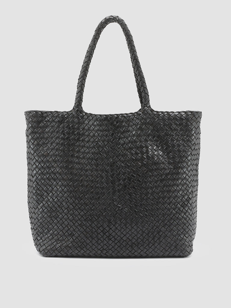 OC CLASS 511 Nero - Black Leather Tote Bag Officine Creative - 1