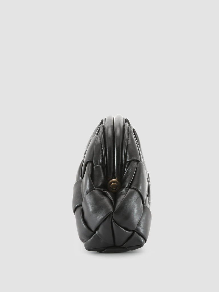 HELEN 12 Massive Nero - Black Leather Pochette Officine Creative - 5