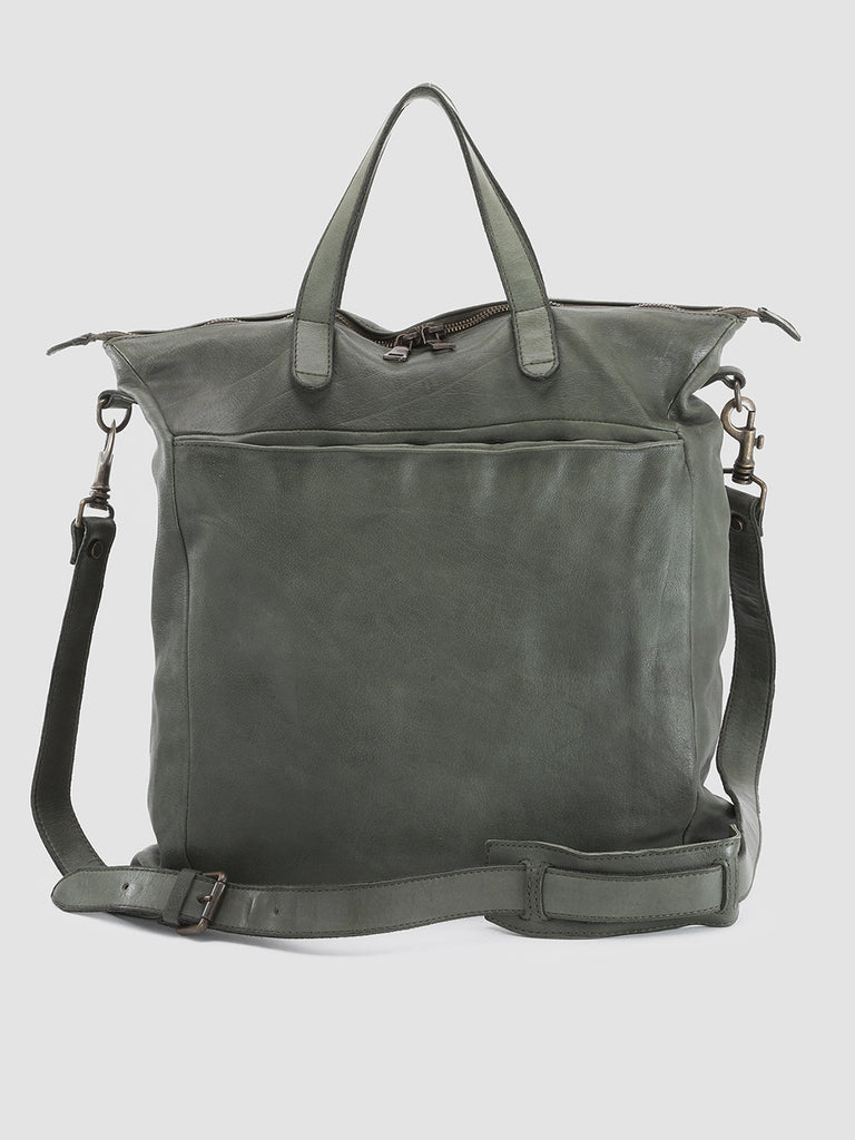 HELMET 27 Dephts - Green Leather Tote Bag Officine Creative - 4