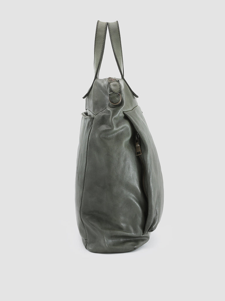 HELMET 27 Dephts - Green Leather Tote Bag Officine Creative - 3