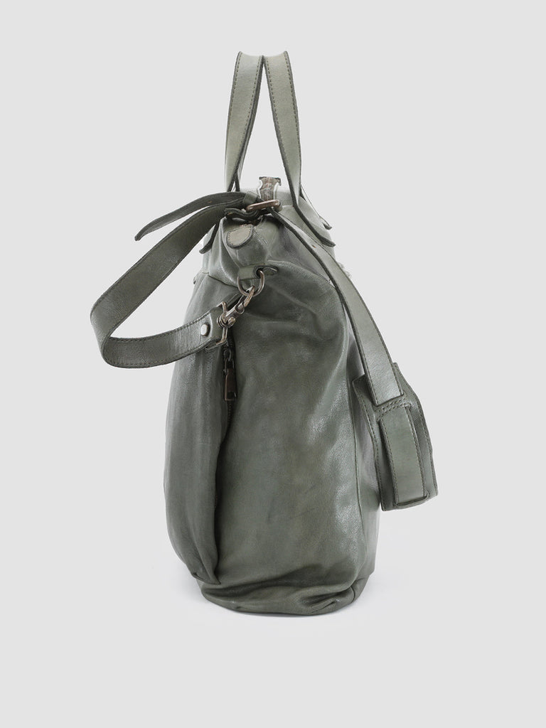 HELMET 27 Dephts - Green Leather Tote Bag Officine Creative - 5