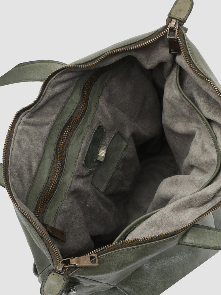 HELMET 27 Dephts - Green Leather Tote Bag Officine Creative - 8