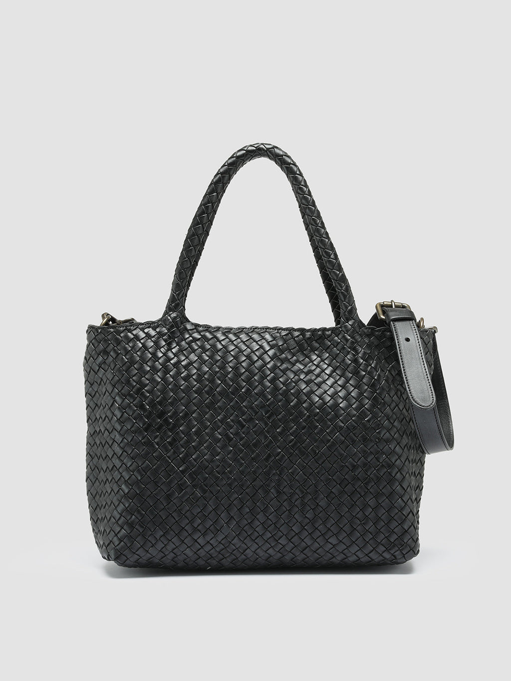 OC CLASS 48 - Black Leather tote bag Women Officine Creative -4