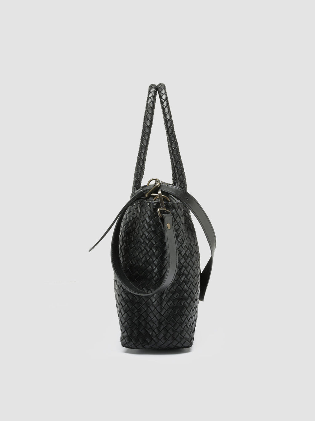 OC CLASS 48 - Black Leather tote bag Women Officine Creative -5