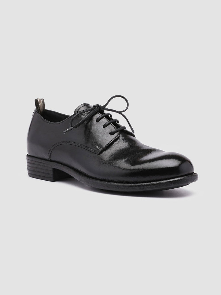 CALIXTE 001 Nero - Black Leather Derby Shoes Women Officine Creative - 3