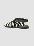 CONTRAIRE 100 Nero - Black Nappa leather sandals Women Officine Creative - 4