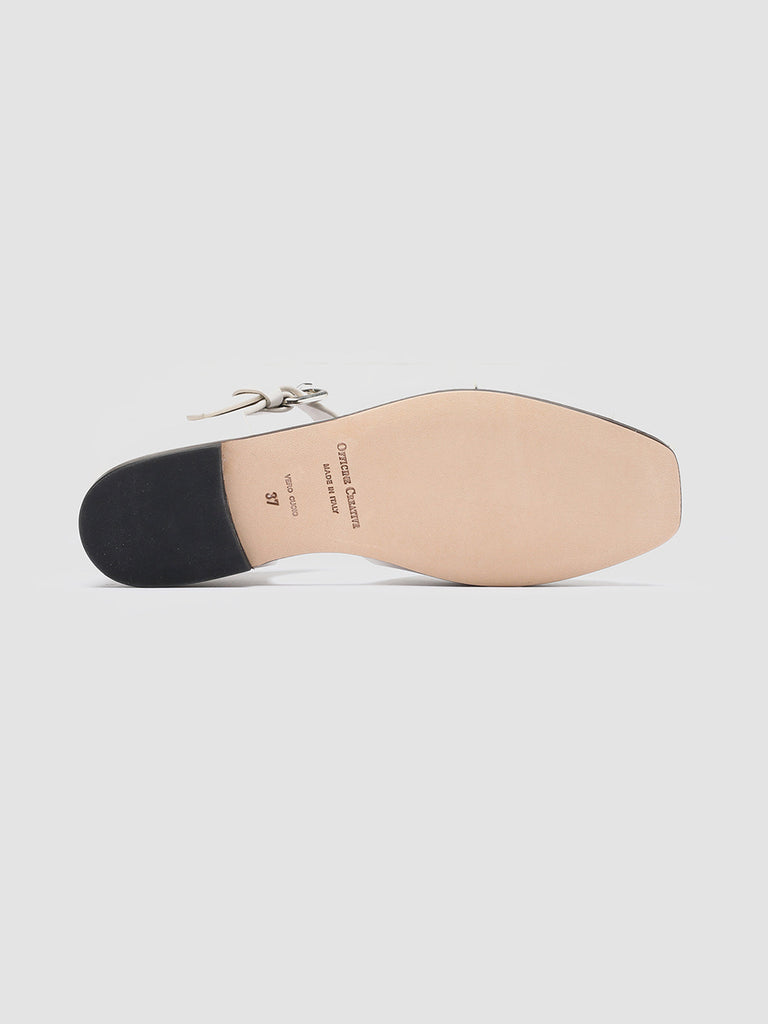 CUBA 003 Nebbia - White Leather sandals Women Officine Creative - 5