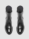 DENNER 103 Nero - Black Leather Ankle Boots Women Officine Creative - 2