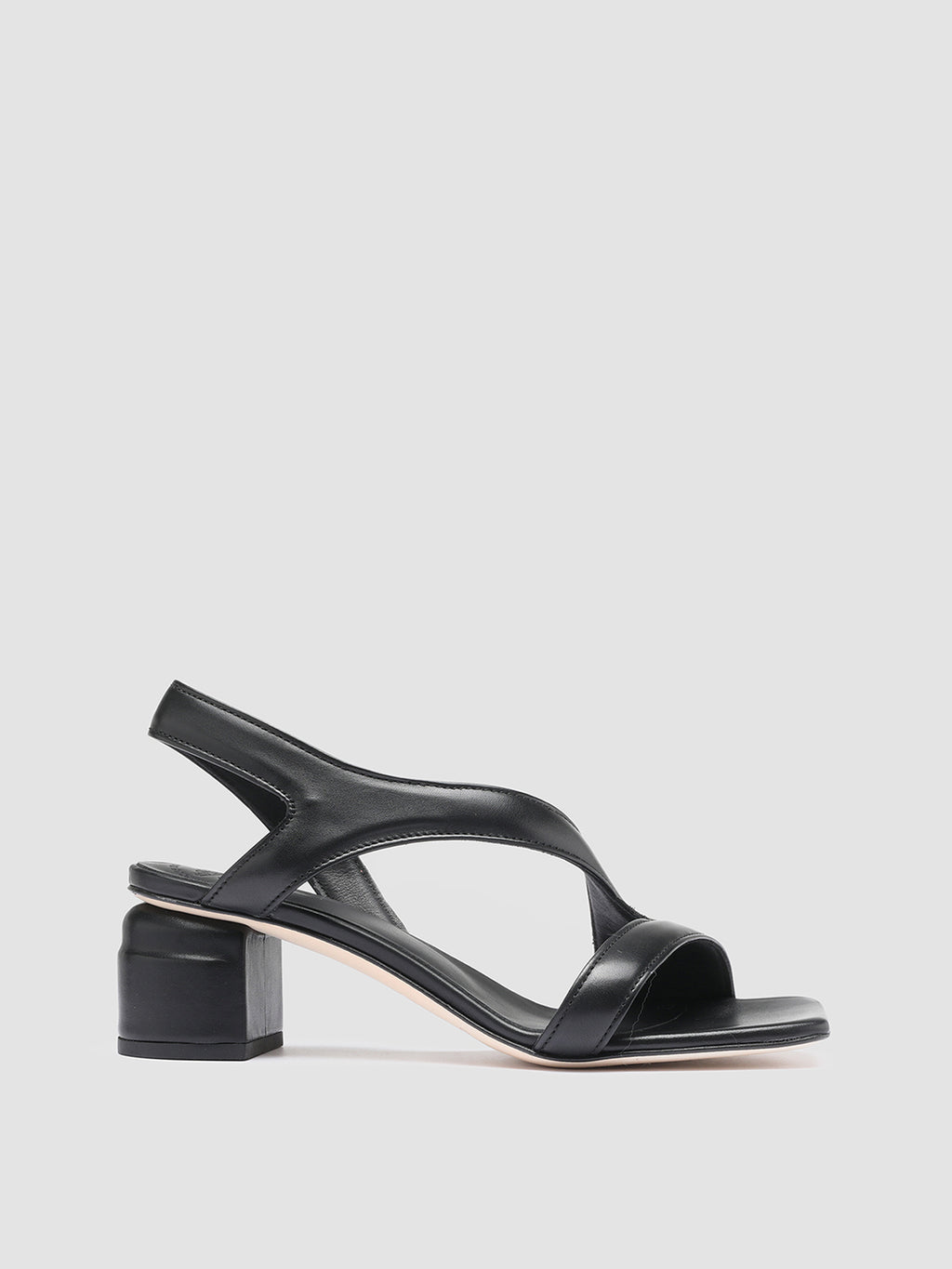 ELSIE 004 Nero - Black Nappa leather sandals Women Officine Creative - 1