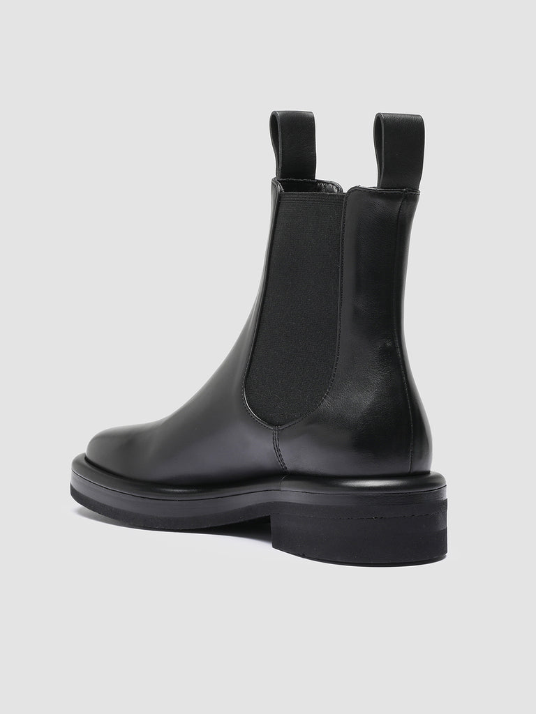 ERA 001 Buttero Nappa Nero - Black Leather Chelsea Boots Women Officine Creative - 3