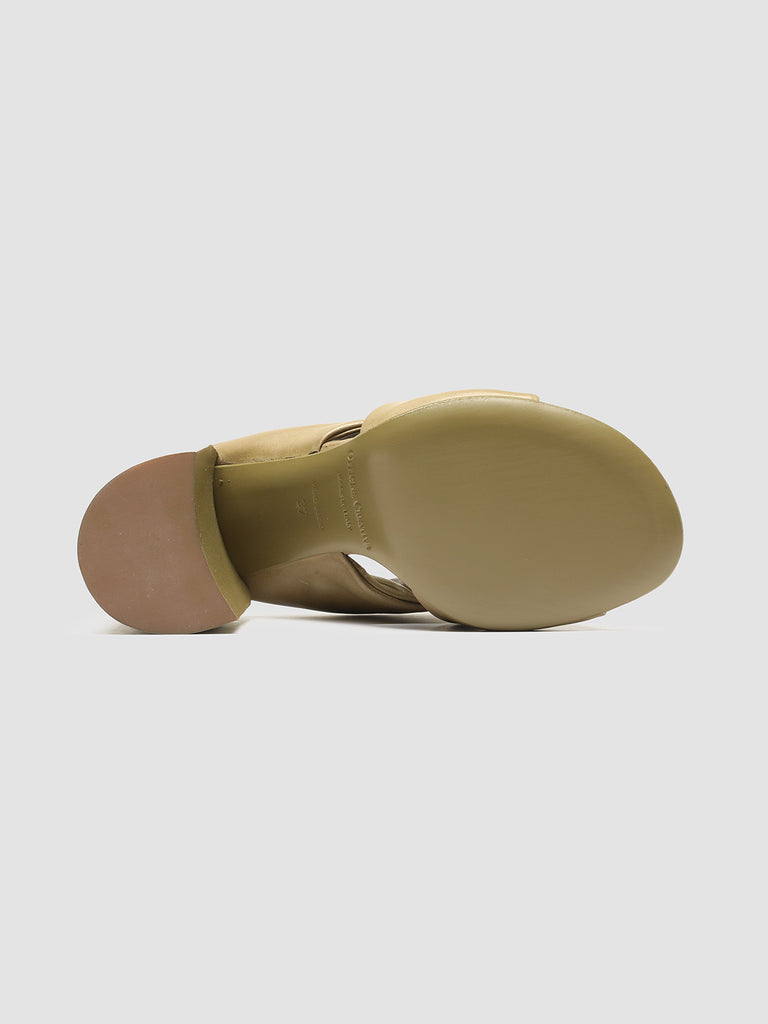 ESTHER 014 Fir Green - Green Leather Sandals Women Officine Creative - 5