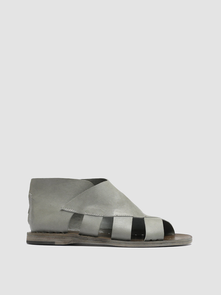 ITACA 032 See Weed - Grey Leather sandals
