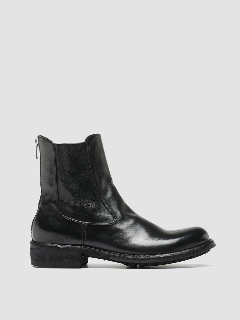 LEGRAND 229 Ignis Nero - Black Leather Zip Boots Women Officine Creative - 1