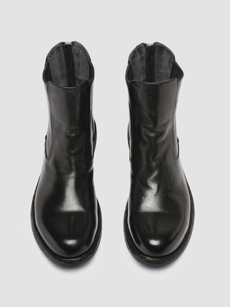 LEGRAND 229 Ignis Nero - Black Leather Zip Boots Women Officine Creative - 2