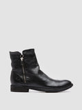 LEXIKON 097 Nero - Black Leather Booties Women Officine Creative - 1