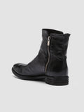 LEXIKON 097 Nero - Black Leather Booties Women Officine Creative - 4