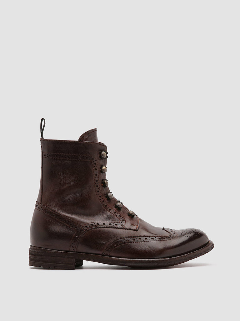LEXIKON 131 Otto - Burgundy Leather Boots