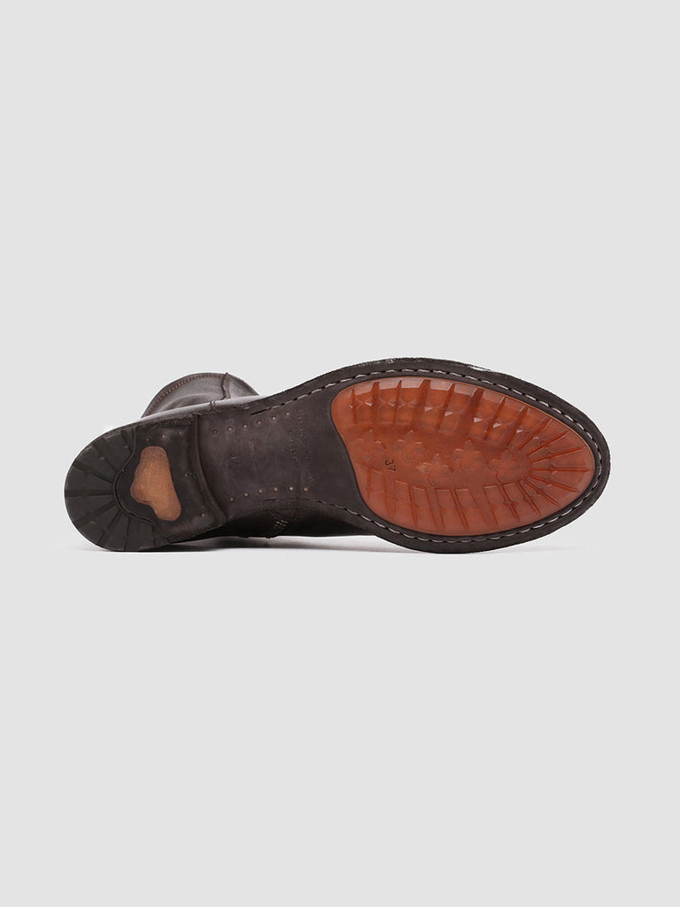 LEXIKON 135 Ebano - Brown Leather Booties Women Officine Creative - 5